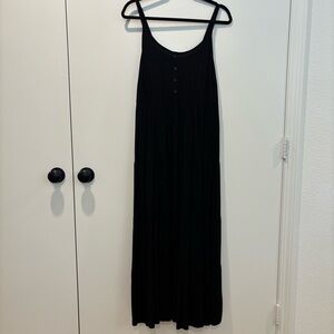 Torrid Black Empire Waist Tiered Maxi Dress Medium/Large (Torrid 00)